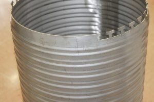 نمونه‌ای از سوپرآلیاژ فرم داده شده محفظه احتراق